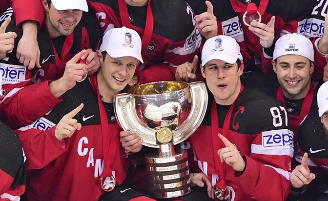 Welcome to the Triple Gold Club, Sidney Crosby.

 Mission accomplished: s.nhl.com/6015CHaB