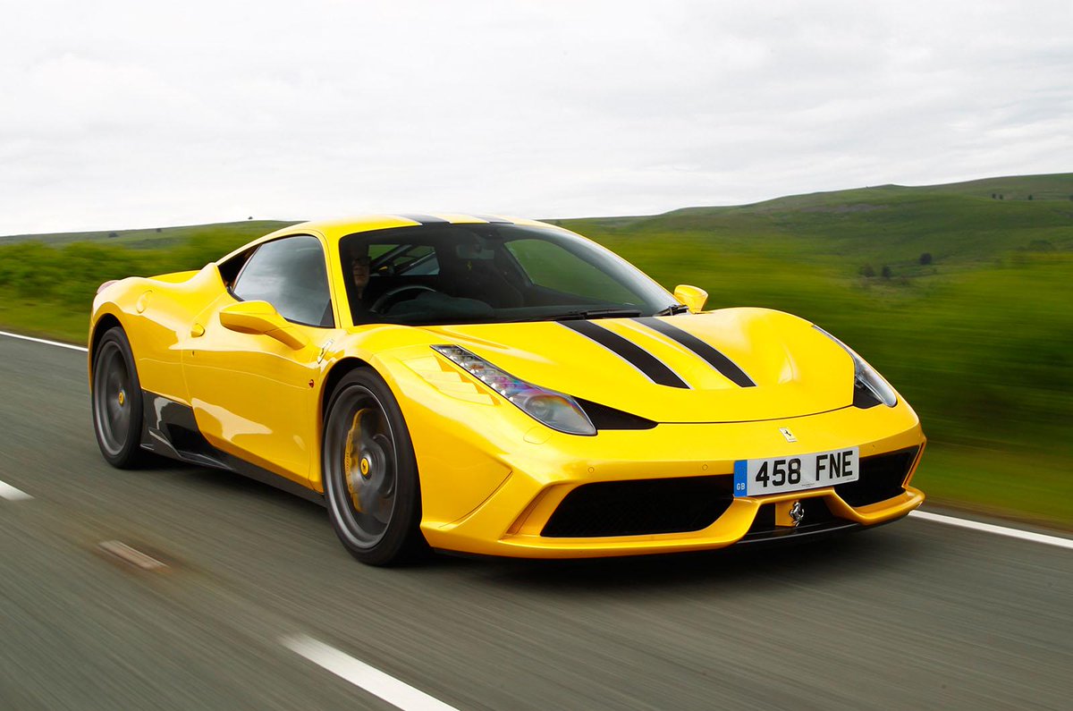 autocar's tweet photo. The second car to receive a five-star #AutocarStars award this evening is the Ferrari 458 Speciale. http://t.co/fwSA3D289s
