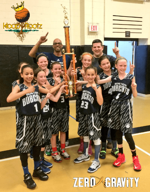 Hooprootz's tweet photo. @BostonBobcats beat the NE Blizz in the Finals to win the @ZGReport Massachusetts u11 D2 Girls State Championship http://t.co/9mdr1bFFMI
