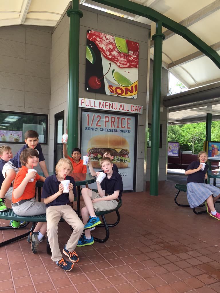 NCSelementary's tweet photo. Shout out to Sonic on Old Hickory! Thanks for making over 70 drinks for us today as we celebrate our AR Stars! http://t.co/oNKsAv2pQv