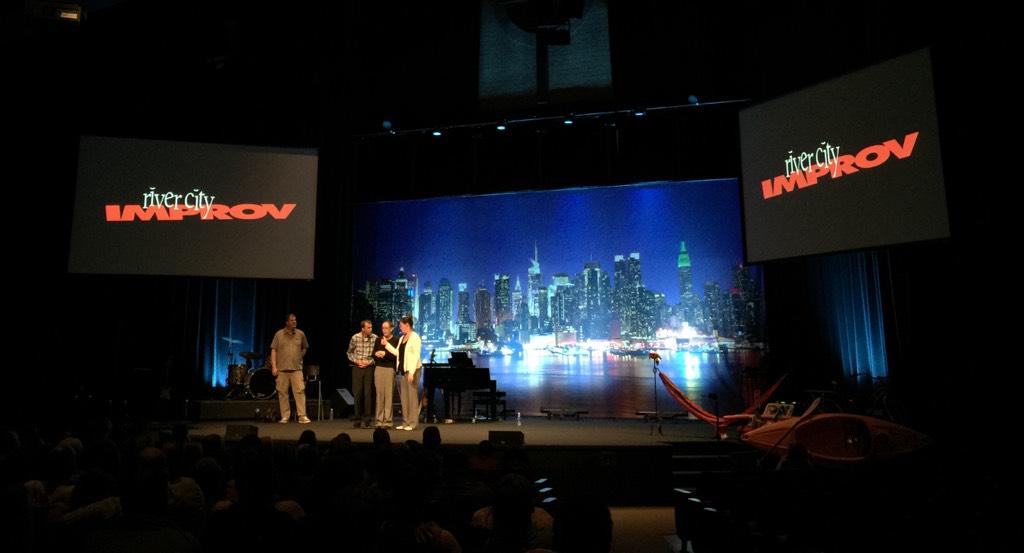 drawnad's tweet image. Grateful for the AMAZING people who serve at @allshoreschurch! Laughing together w/ @rivercityimprov! #WeAreAllShores