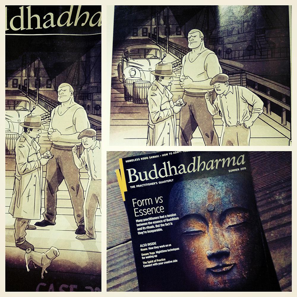 Thrilled to be a part of the summer issue of @BuddhadharmaMag #Zen #illustration #koan