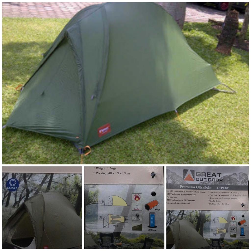 agues_idunk's tweet photo. Greatoutdoor, Ultralight, 2p, W 1,6 kg, 950 L. @jelajah_garut @YEPE_malang @pendakibudiman @PendakiGunung7 http://t.co/trMVVdQn21