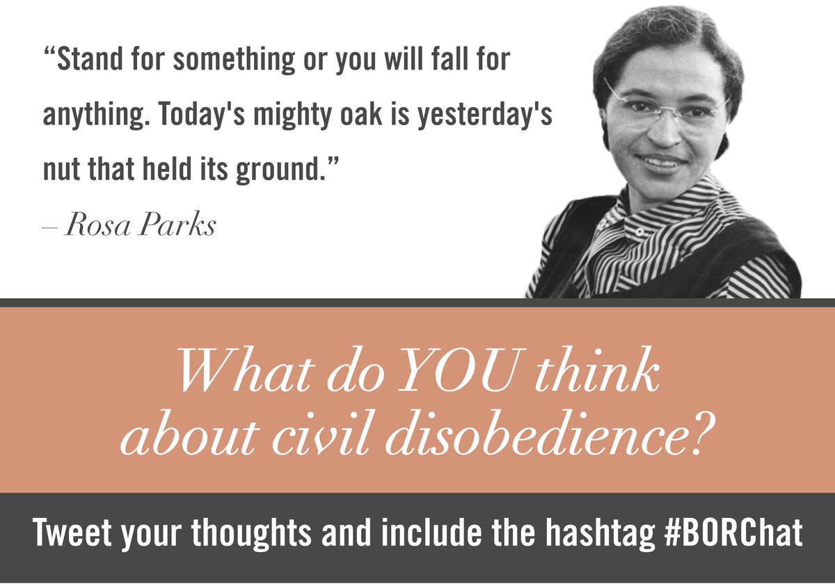 BRInstitute's tweet photo. Discuss #CivilDisobedience , #Baltimore, and #Ferguson NOW at #BORChat!  #sschat #edchat http://t.co/NMsFXDwZ8O