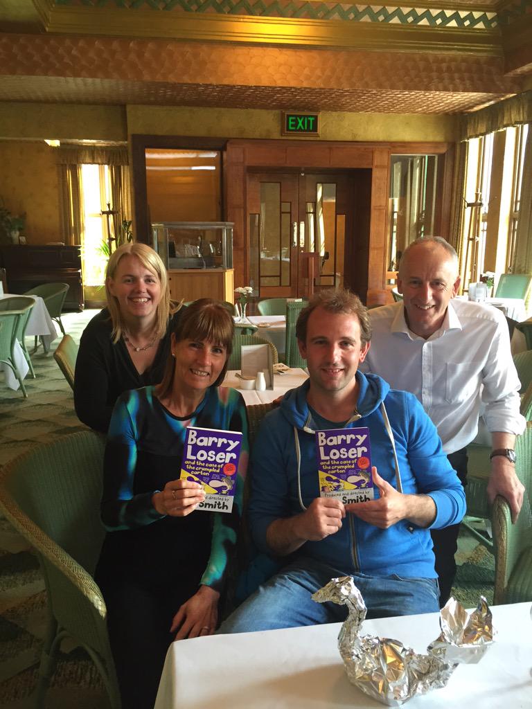 simplybookshq's tweet photo. Congrats to @BarryLoser winner of our #bookfactor2015 @EgmontUK @WalkerBooksUK @GreavePrimary http://t.co/hSiKnZ8we9