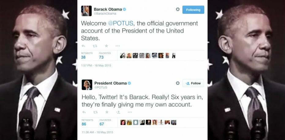 Obama Welcomes himself to Twitter @POTUS