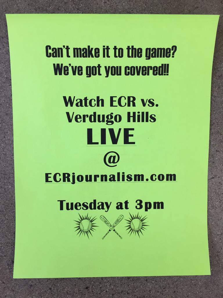 ECRJournalism's tweet photo. Don't miss the playoffs tomorrow ! ⚾️ only @ http://t.co/Ql3H8LjqJa http://t.co/qMJnFgr4Ob
