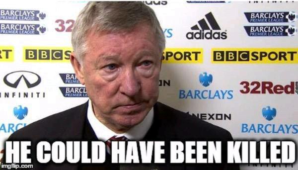 Fergie just chipped in re the Fabregas red card.