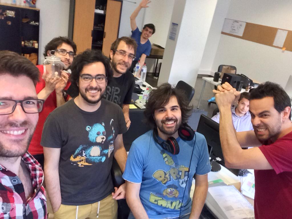 We paid a visit to our friends <a href="/BicaStudios/">Bica Studios</a>, currently working hard on SmashTime! #gamedev #indiedev