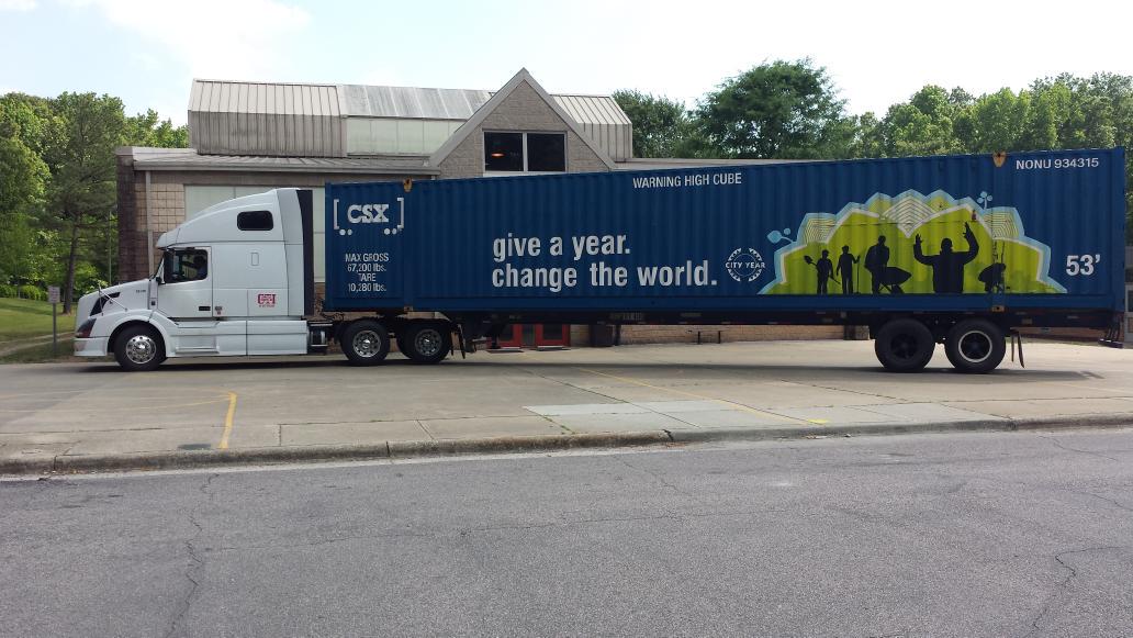 CareForce's tweet photo. Care Force One arrives at the second ranked Magnet school in the country, Brentwood Elementary #DimensionDataAM http://t.co/uf55BcGtNW