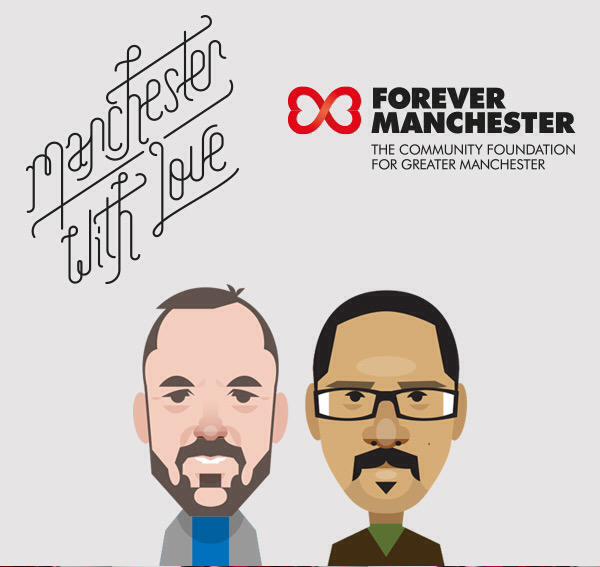 MCR_Moleskine's tweet photo. We're really looking forward to the 'Manchester With Love' exhibition this Thursday. Great team @stan_chow @studiodbd http://t.co/D9T3Ie7AAE