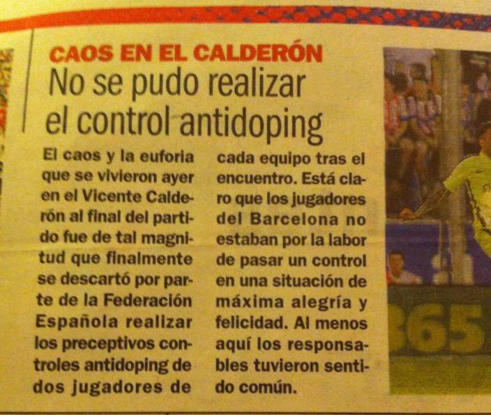 oscarpereiro's tweet photo. Efectivamente y una vez mas, queda demostrado q en todos los deportes se utiliza la misma vara de medir #penoso2 http://t.co/MrLvbxHOwg