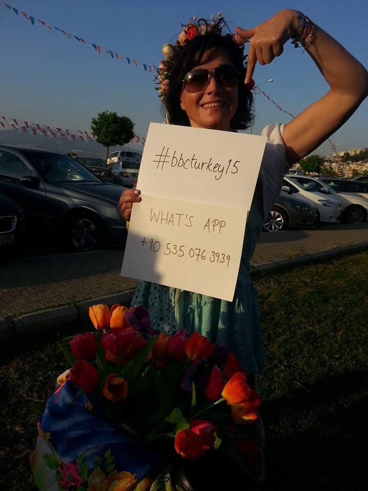 zeynep_erdim's tweet photo. BBC's election tour starts from İzmir. Follow us on #bbcturkey15 “@semagur: @selingirit @zeynep_erdim @marklowen http://t.co/A16bZARDX3”
