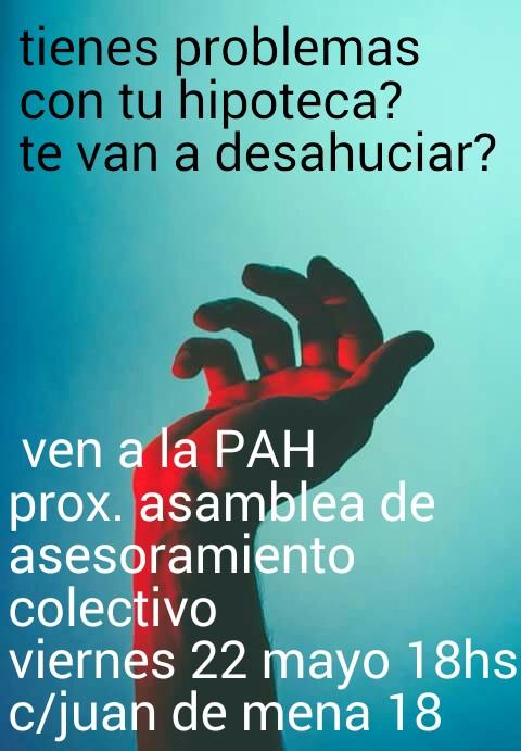 PAH_Valencia's tweet photo. Ven este viernes y juntos conseguiremos q las cosas cambien! @Pah_Ribera @PAHMorvedre @PahHortaAlbufer @pahriberalta  http://t.co/keMLp4cAka