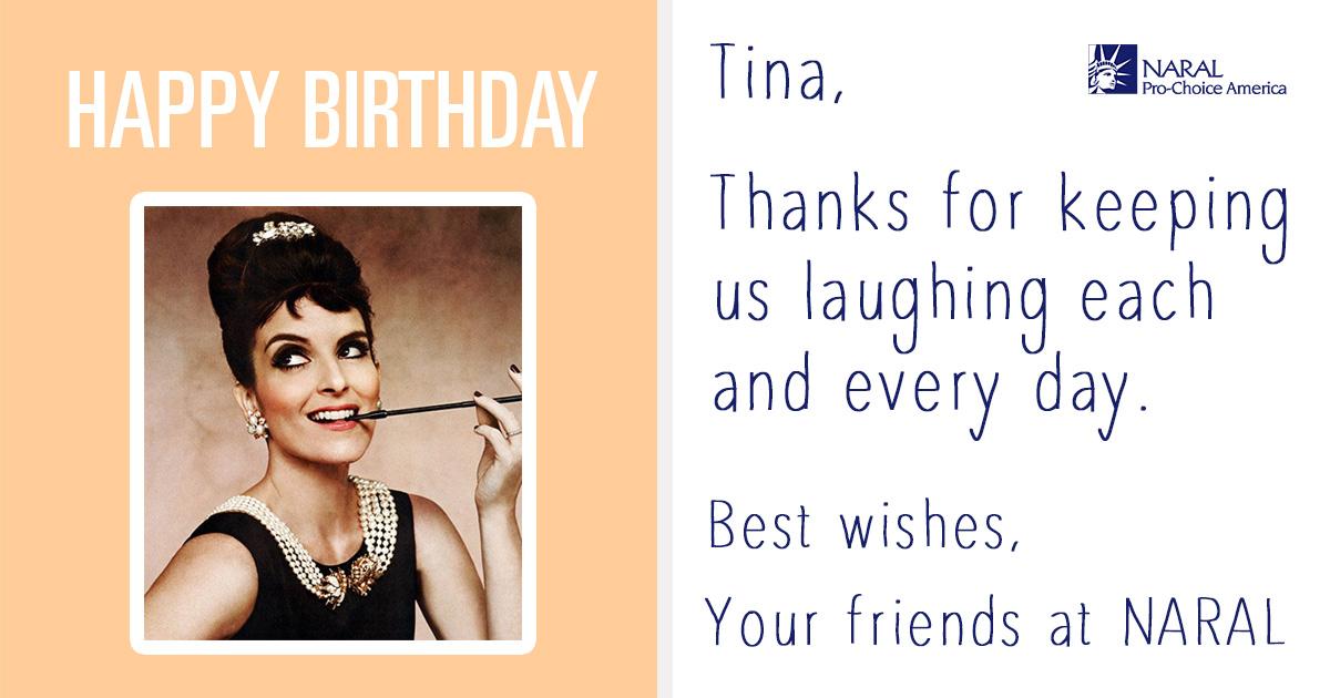 Happy birthday to one of our favorite comedians - Tina Fey! 