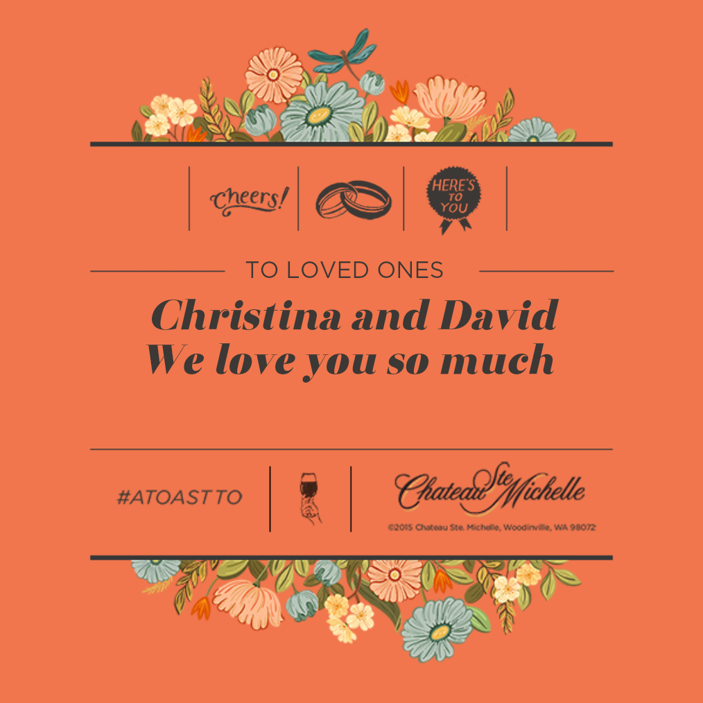 mollyridd's tweet photo. Make #aToastTo something you love in Chateau Ste Michelle’s #ToastContest at http://t.co/AJA79f6xbj http://t.co/agyLf1eb04