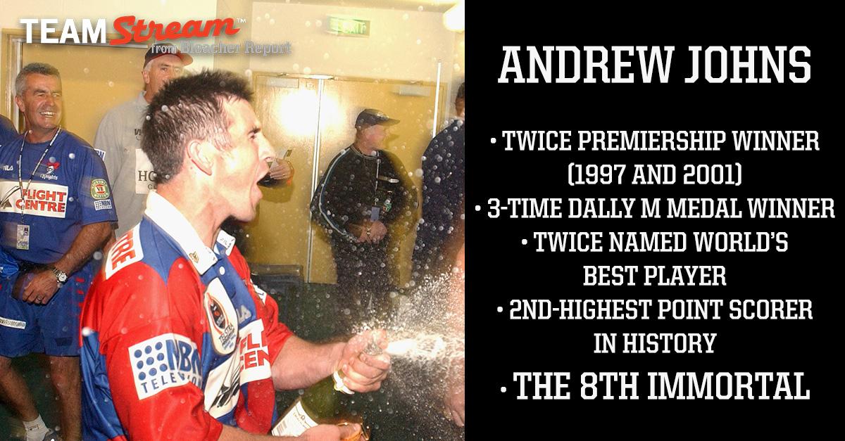 Happy 41st birthday to and legend Andrew Johns 