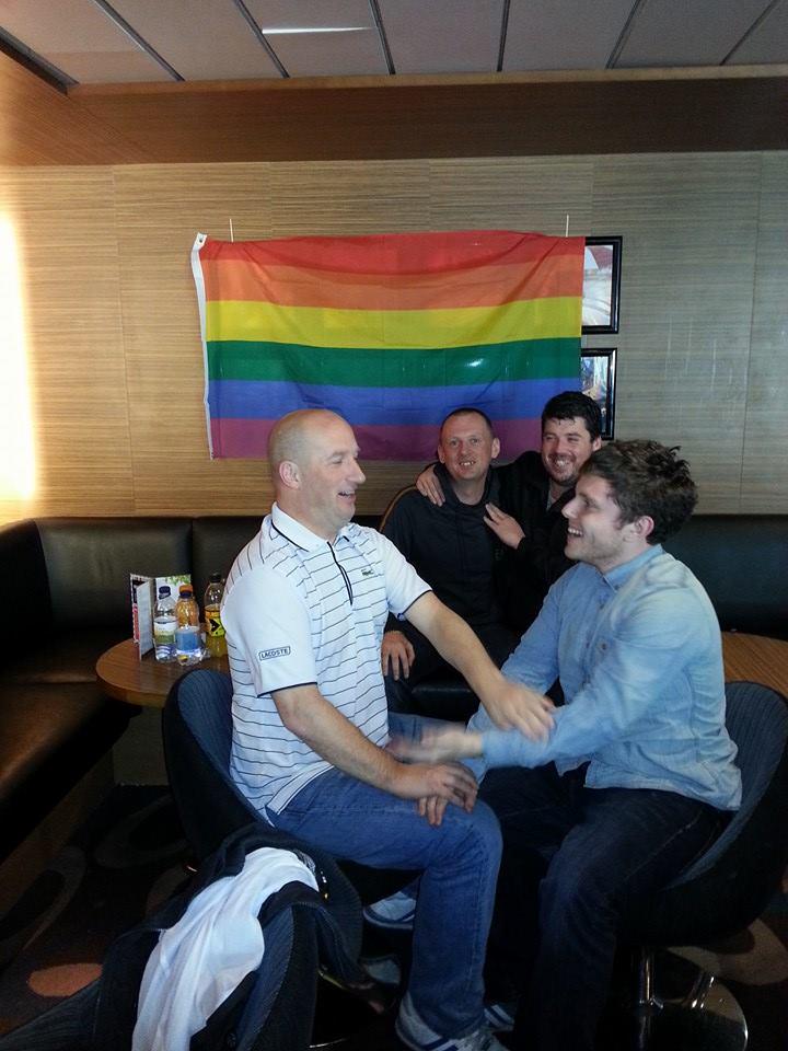 Irish_Kop's tweet photo. Yes to equality. We've been on this LGBT bandwagon for years,jump on board its fun. #OneClubManyCultures #YesEquality http://t.co/Gi9Ep7pZju