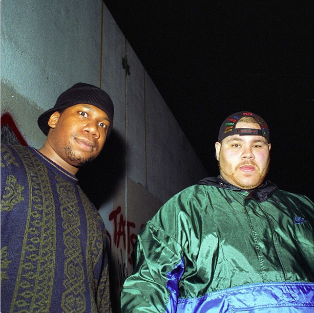 KRS-One and Fat Joe writing graffiti in the South Bronx, '93.