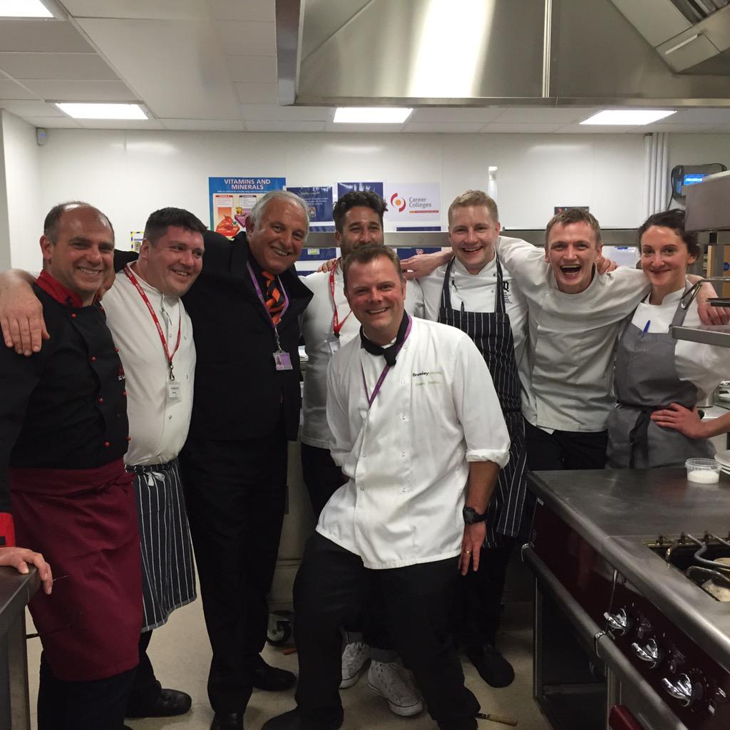 BR6Restaurant's tweet photo. It was a great night #BR6 @BromleyCollege Pictures from the hotplate! #Take6Chefs+1 http://t.co/9owX7cqFu4