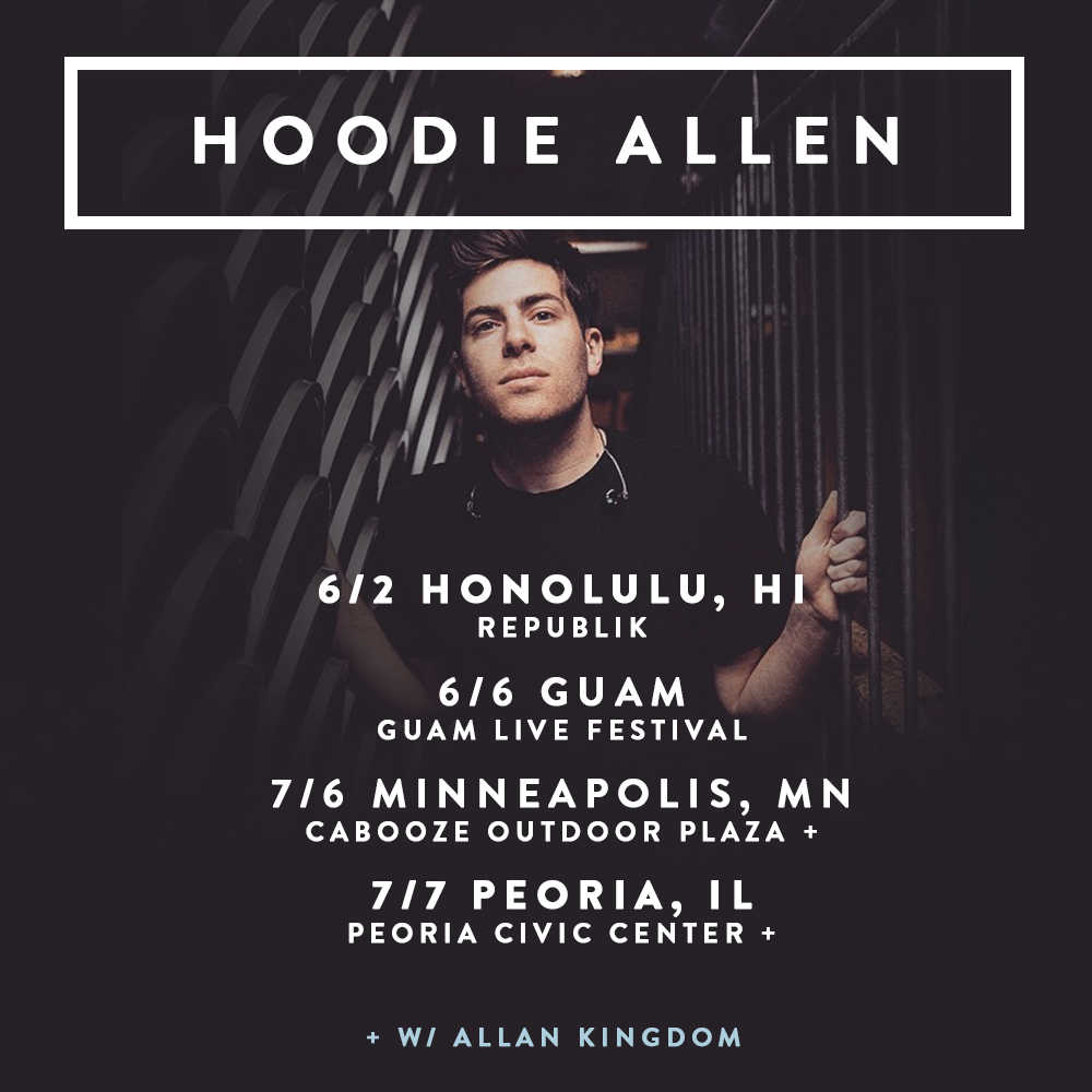 HoodieAllen's tweet photo. Minneapolis - 7/6 http://t.co/mtSWU1gn40

Peoria - 7/7 http://t.co/gUhLwbtQKK 

Honolulu 6/2 - http://t.co/OueDgYBz9x http://t.co/wXzTaVJs6T