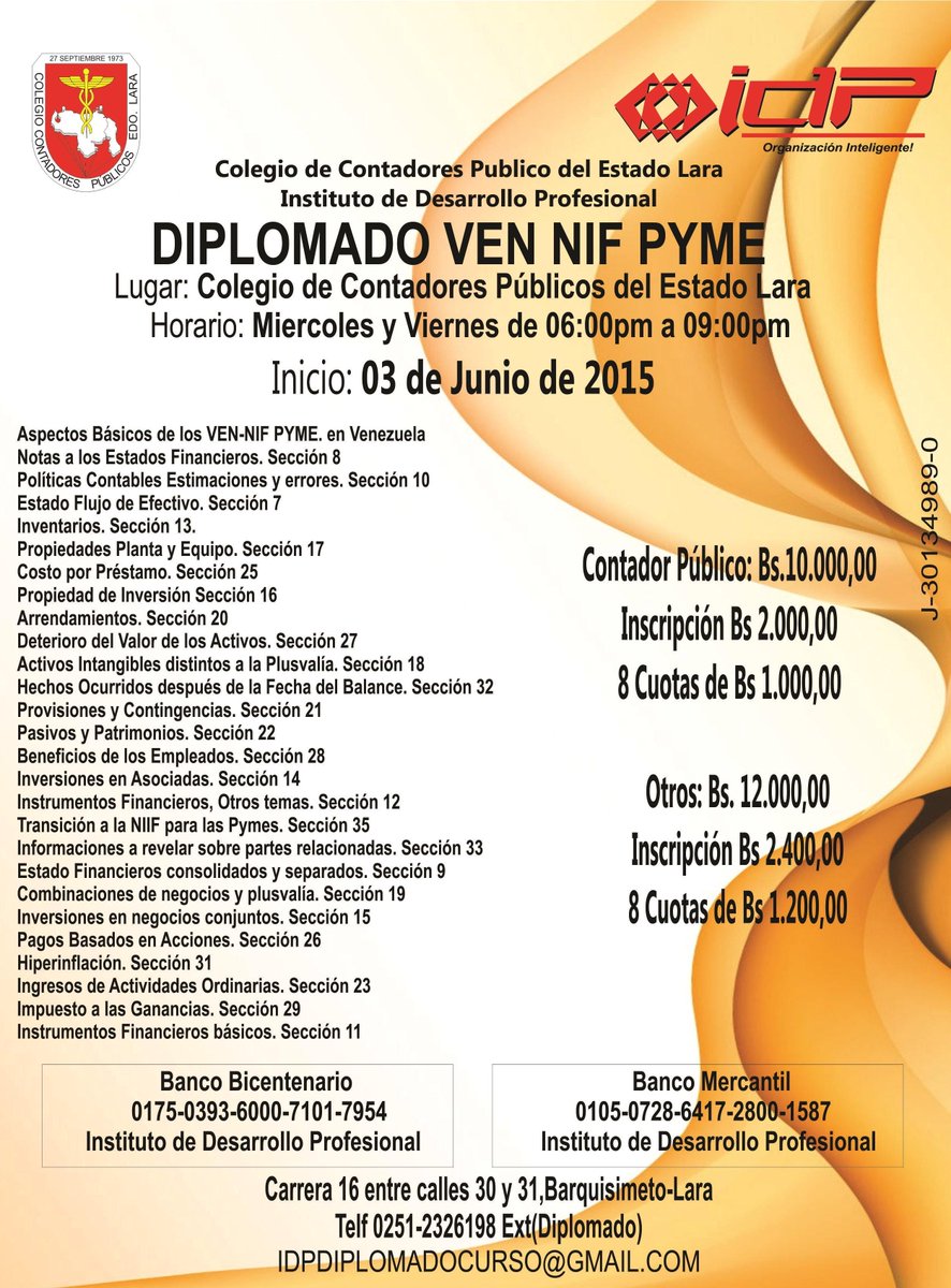 idplara's tweet photo. Próximos Diplomados... Inscripciones abiertas por las oficinas del IDP LARA http://t.co/jjFY3ODTAi