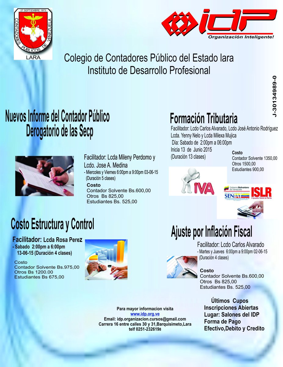 idplara's tweet photo. Nuevos Cursos, Talleres y Conferencias... http://t.co/VUT8F6DPFQ