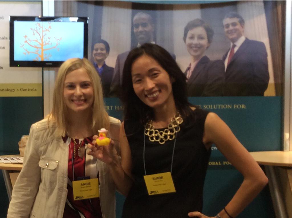 RobertHalfLegal's tweet photo. Wrapping up a fun 1st day @ALABuzz #BizLaw15. Stop by our booth Tues to spin the prize wheel &amp; enter a Fitbit raffle http://t.co/jQBZub7zor
