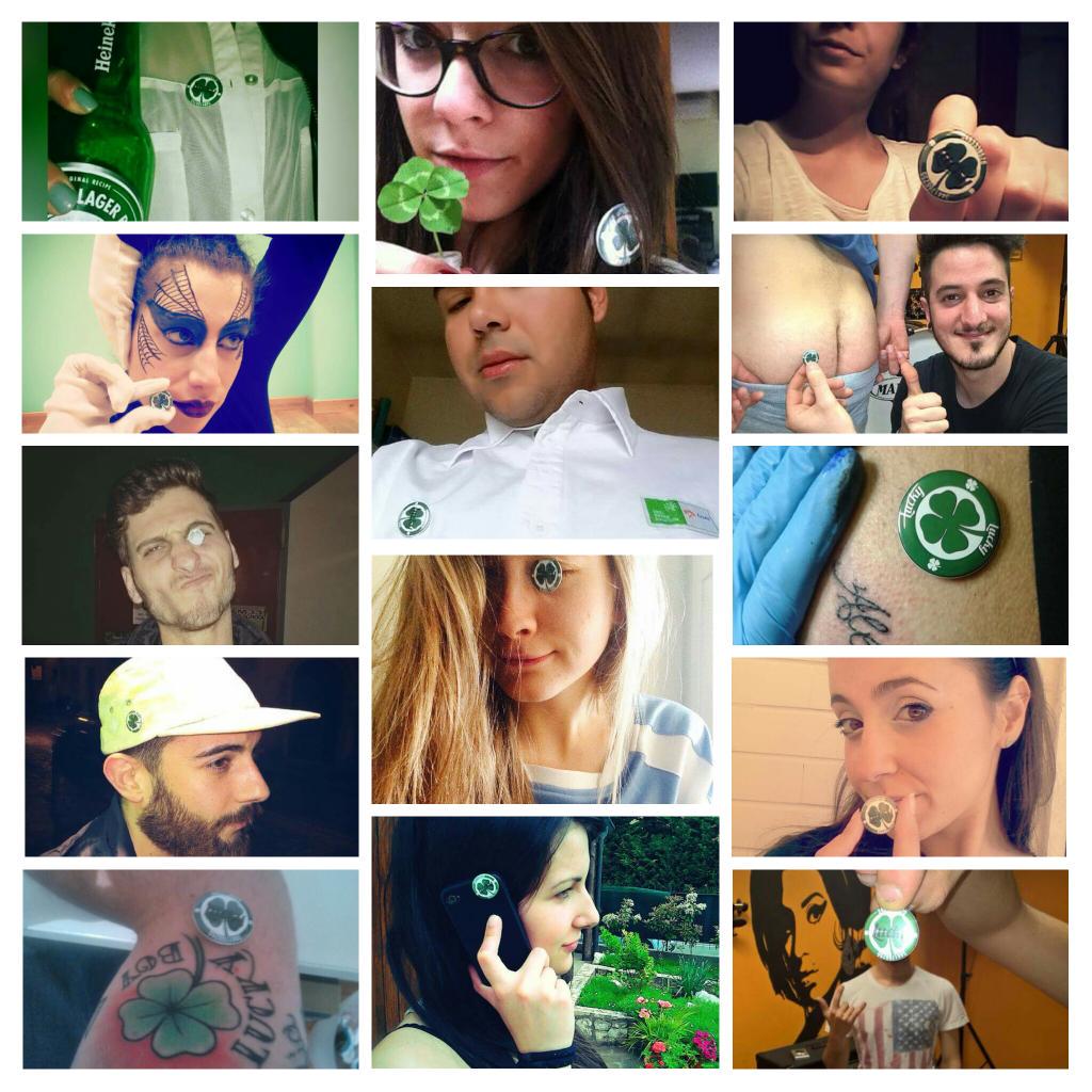 Ferranumb's tweet photo. #spillati #lucky #luckystyle #luckytaly #fortuna #contest #green #friends #love #clashclubbergamo #dirtyshoes http://t.co/2Rtu35qQVK