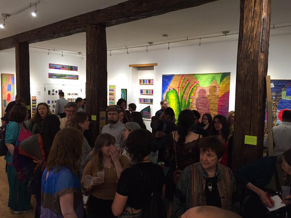 ImagoJCNJ's tweet photo. Nice event tonite to support @njarthouse with art by Charles Kessler. #JerseyCity http://t.co/aha8pYFu6F