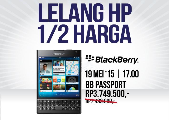 GeeksStoreBEC's tweet image. Hi Geeks! Khusus hari ini sebelum jam 4, smartphone yang bakal dilelang setengah harga adalah BB Passport.