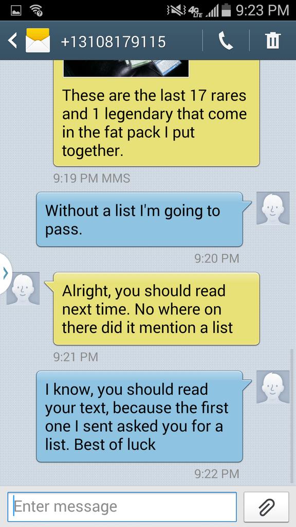 MtgVeteran's tweet photo. The stupidity is so strong. #craigslistfail http://t.co/OoHSQyMLy5