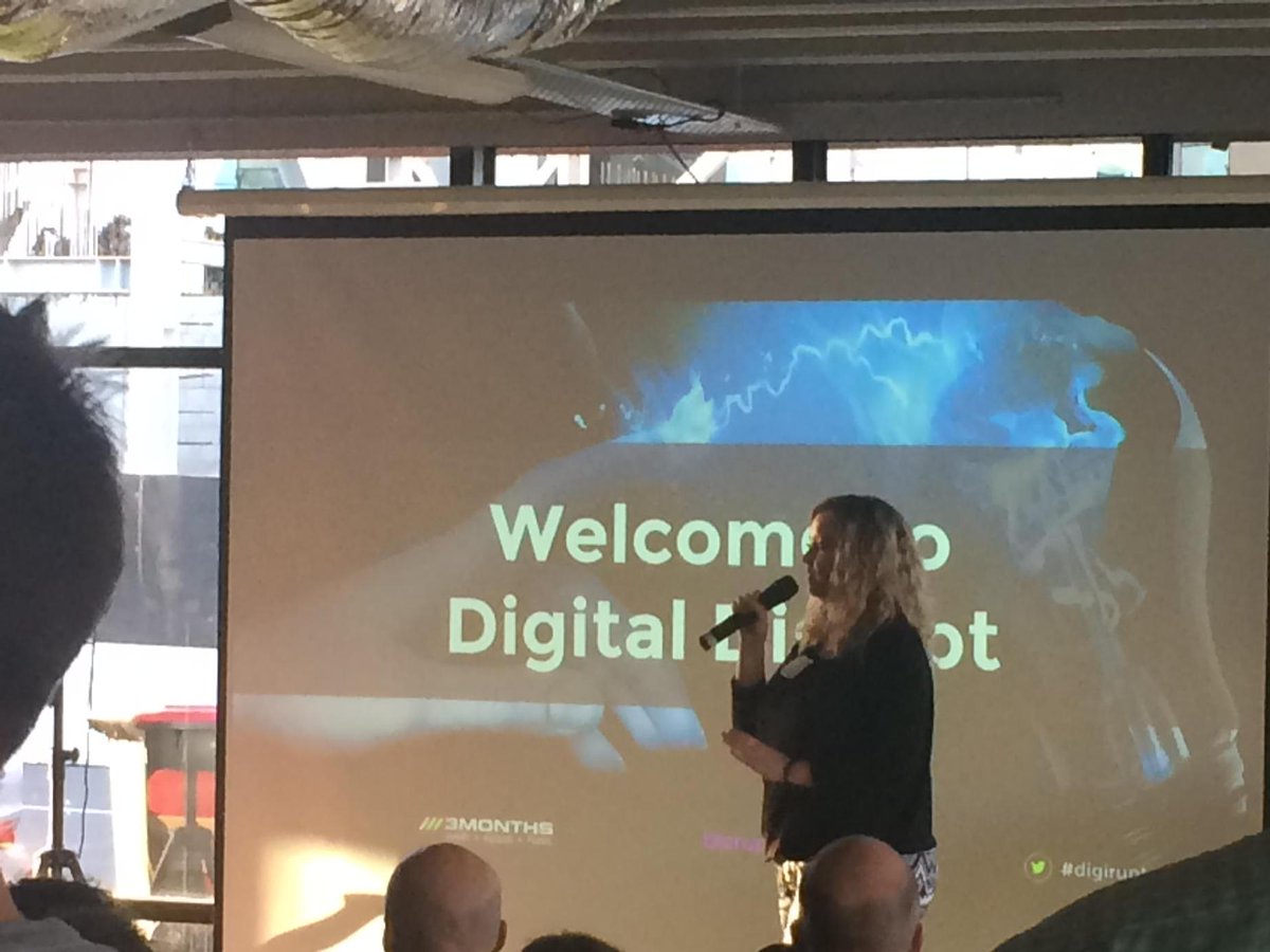 DaleClareburt's tweet photo. @AngelaFarrelly kicking off the first @_digitaldisrupt event. Looking forward to the impressive line up http://t.co/sESjxeJEzx