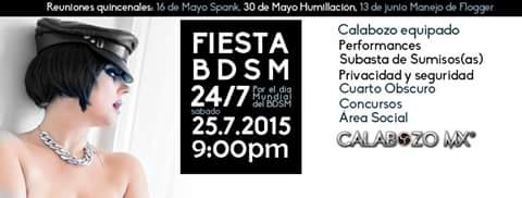 Estrella_sumisa's tweet photo. La fiesta 24/7 más grande de México,  seguridad y privacidad un evento más de @calabozomx , ahí estaremos http://t.co/HFv3dcaQYm