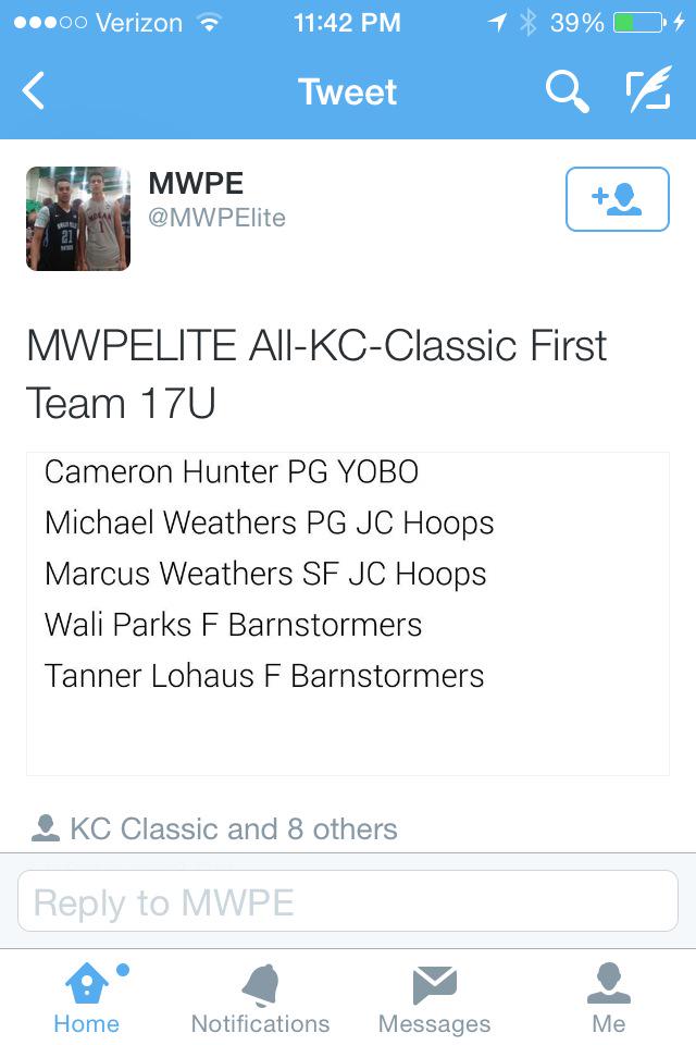 Yobo_Nation's tweet photo. Congratulation to @KingCam22 on making all tournament team this  weekend #HardworkAndDedication http://t.co/ky4UbbWprd