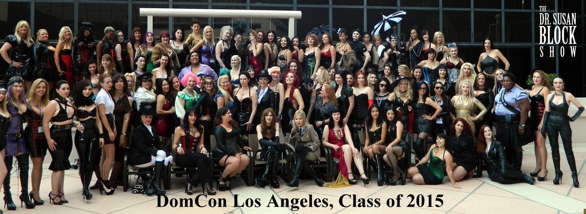 drsuzy's tweet photo. #DomCon 2015 w/ @DDIMgzn &amp; the World's Hottest Dommes! Blog Here: http://t.co/71vmtPCwHA ❤ @OfficialDomCon #DomConLA http://t.co/YnBEf70sJb