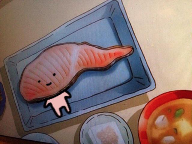きんいろモザイク 食卓の鮭の切り身が異生物な件 デッサン力どこ行った 3ページ目 Togetter