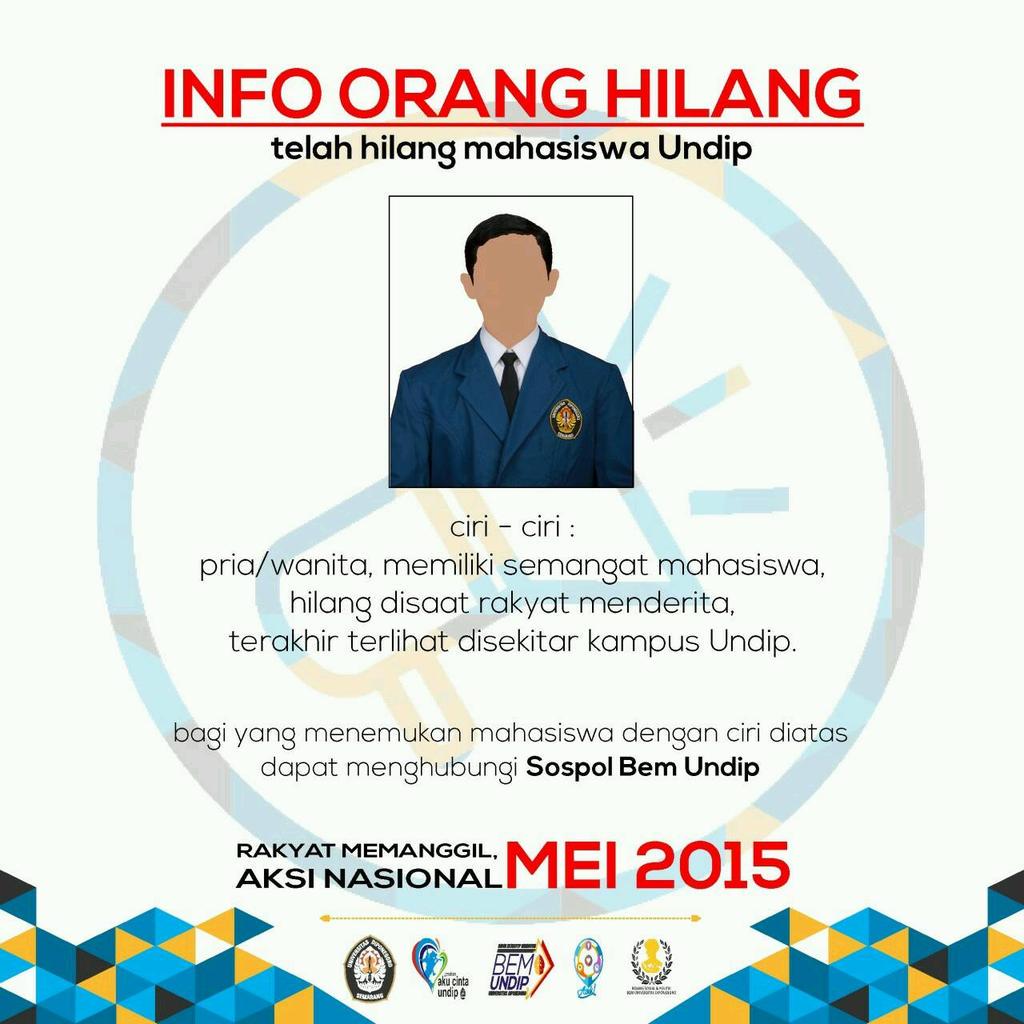 BEMUndip_'s tweet photo. Dicari mahasiswa Undip yang mempunyai semangat mahasiswa untuk ikut serta dalam "Aksi Nasional 21 Mei 2015" http://t.co/MA1xmAnh8i