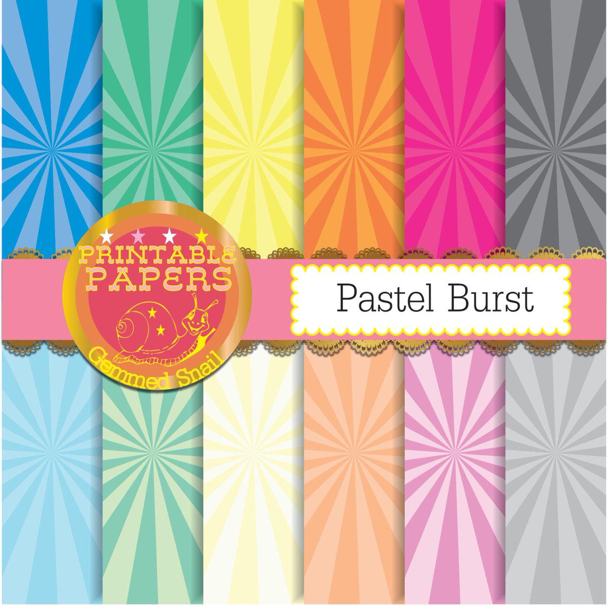 debbz5's tweet image. Pastel digital paper, pastel stripes, sunray patterns 12 x 12 inch,… etsy.me/OKjKqk #Etsy #PinkDigitalPaper