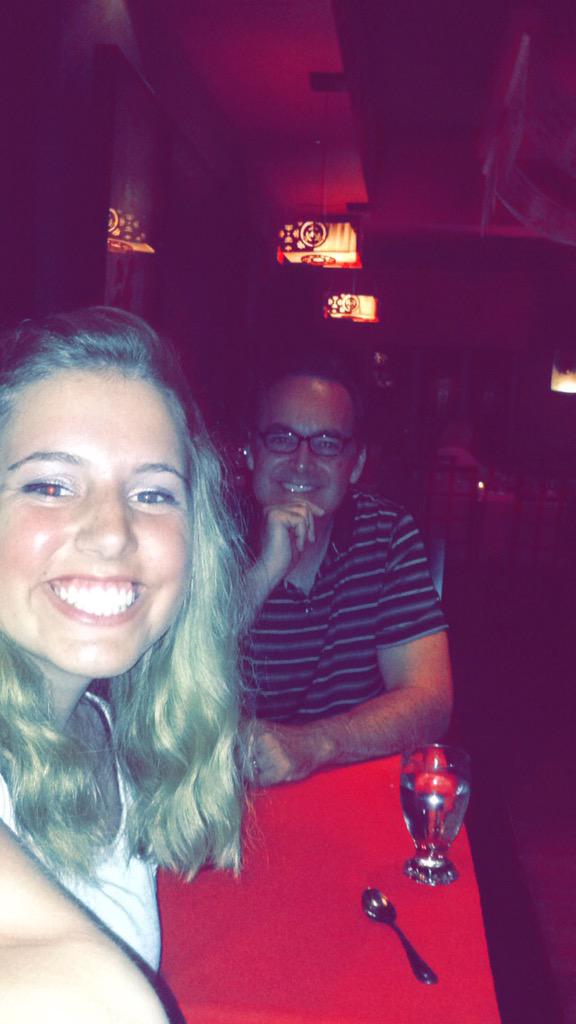nealmorse's tweet photo. Having dinner at the Asian restaurant at the resort in Cancun with my lovely daughter. It doesn't get any better! http://t.co/oNHAhuUgkI