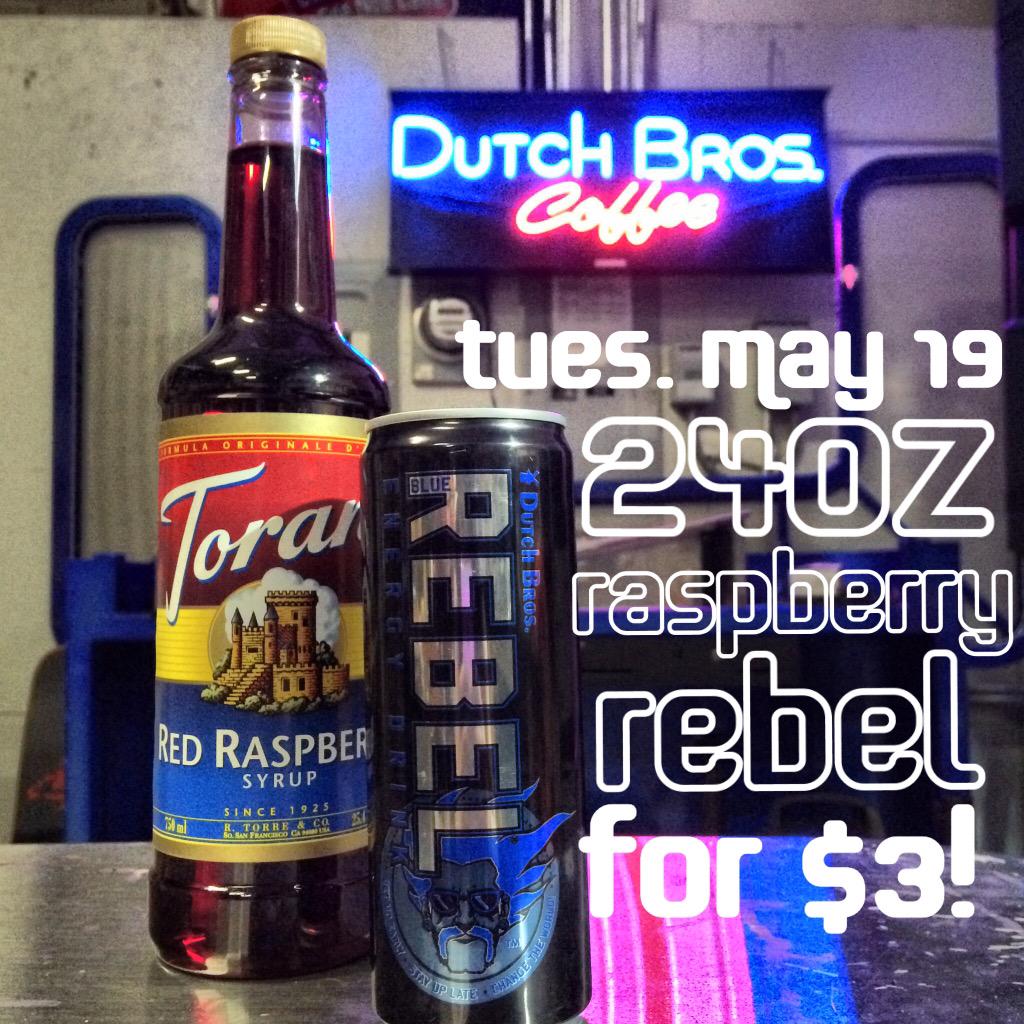 DBCouv's tweet photo. Who loves Rebels?! WE DO! Tomorrow, grab a 24oz Raspberry Rebel for just $3!! #RebelNation #DBCouv #RaspberryRebel http://t.co/epUABiSXCP