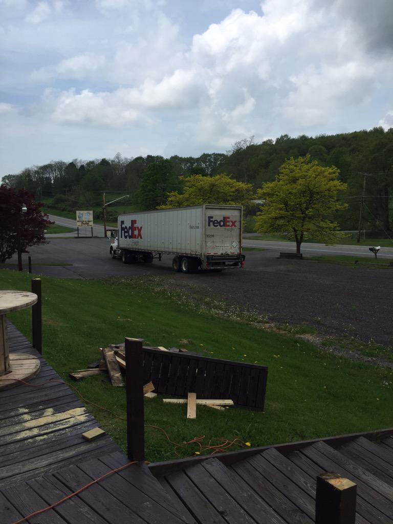 NobleShepBrew's tweet photo. Brewing equipment has arrived! http://t.co/n51yiuR0DJ