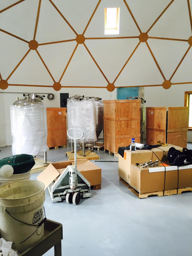 Brewing equipment has arrived!