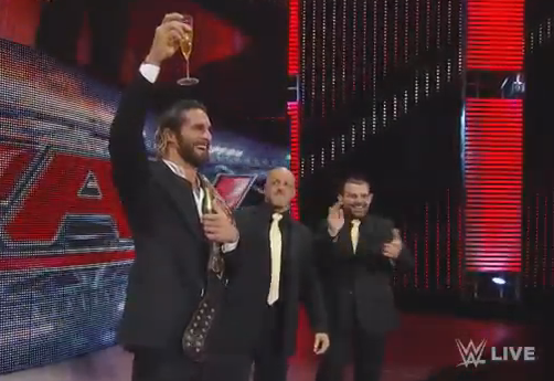 iqbaltriad's tweet photo. "@WWEUniverse: He loves it when a plan comes together! @WWERollins @WWEJJSecurity #RAW http://t.co/0mz70dTBiw"