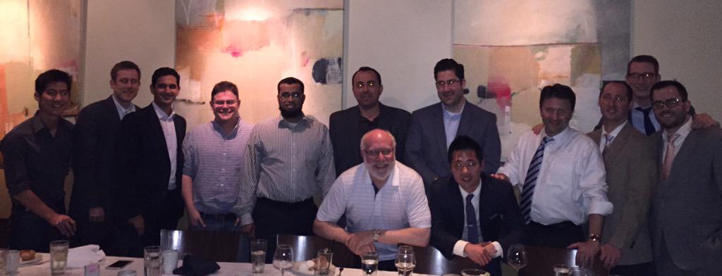 #AUA15 with <a href="/FCUroOnc/">Fox Chase Cancer Center Department of Urology</a> faculty, fellows, and residents. #bagpipers