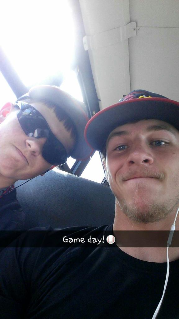 BlakeSchneider's tweet photo. Stay phenomenal! Gunna miss you buddy! @T_Woods50 http://t.co/WQP01EWevv
