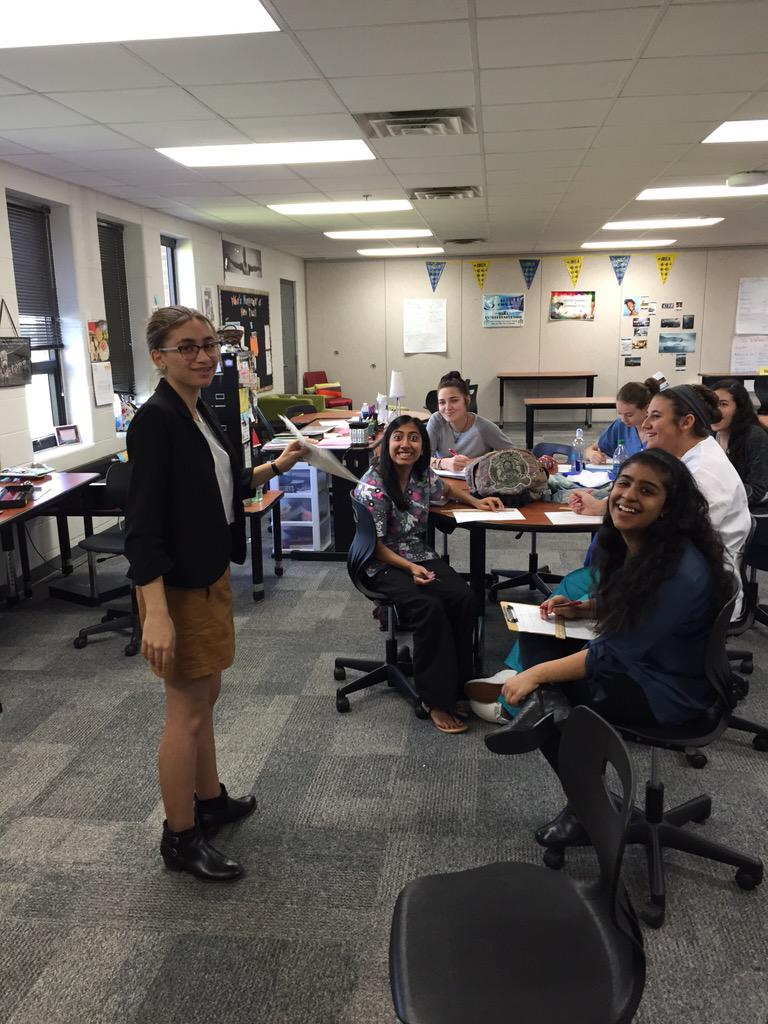 DECA_NTHC's tweet photo. Career Day @NewTechCoppell ! From nursing to fashion, we are sharing our passions through books, games, &amp; teaching! http://t.co/psO9s45NbR