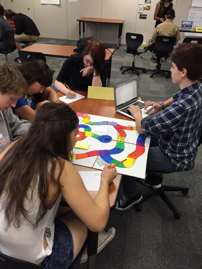 DECA_NTHC's tweet photo. Career Day @NewTechCoppell ! From nursing to fashion, we are sharing our passions through books, games, &amp; teaching! http://t.co/psO9s45NbR