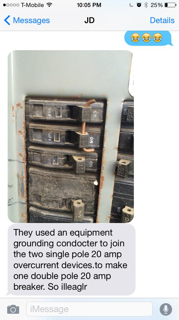 thattbitch145's tweet photo. #electricalprobs @JDossas http://t.co/BmFVxvK6Lf