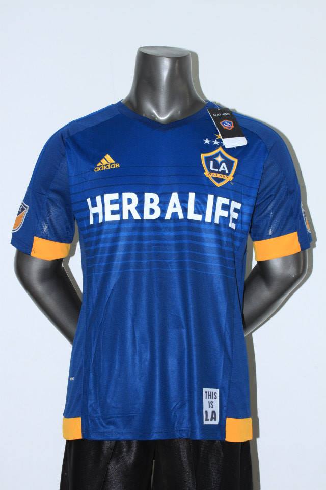 Ready Jersey GO LA Galaxy Away 15/16 uk SMLXL 80K. Pin:2908C44E / 082218195825